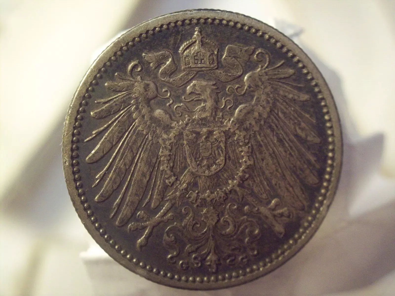 Germany-Deutsches-Reich-1-Mark-1903-G-90%-Silver-Strong-Doubling-On-The-1-And-3-/-RPD